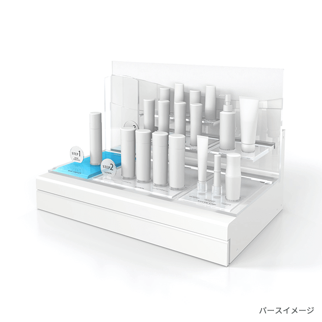 化粧品販売台 パースイメージ
